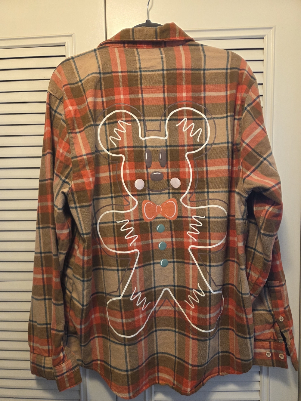 Disney Cakeworthy Gingerbread Mickey Flannel